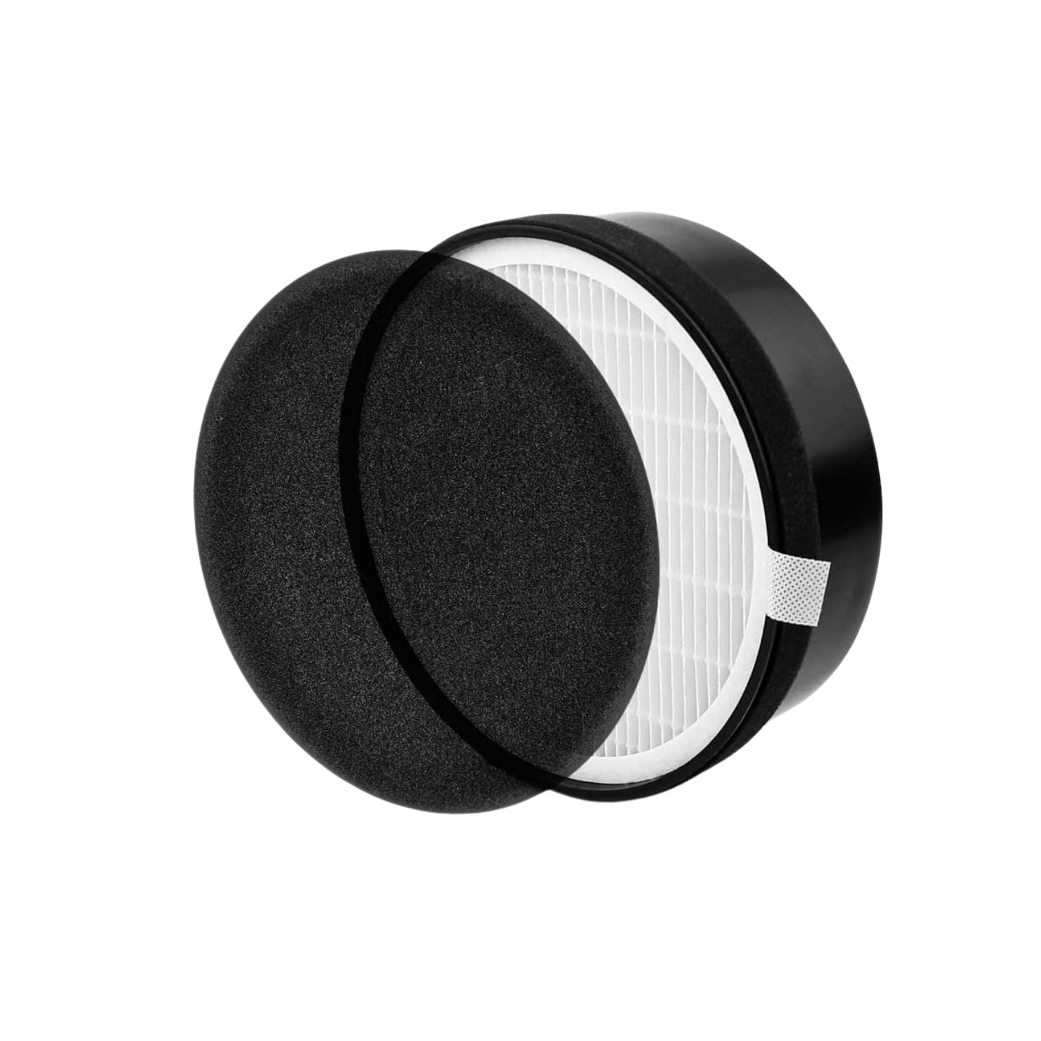 Nispira LV-H132 True HEPA Air Filter with Carbon Pre Filter Replacement Compatible with Air Purifiers LV-H132. Compared to Part LV-H132-RF - 7.5” x 2.4” x 7.5”