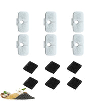 NISPIRA Activated Charcoal Water Filter Replacements For Petlibro Water Fountain PLWF005 PLWF115 PLWF105 with Pre-filter Sponge