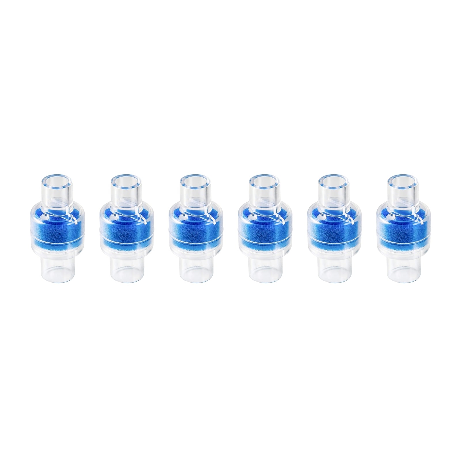 Nispira HME Heat Moisture Exchange Filter In-Line Humidification Solution Unit for CPAP biPAP Machine & Mask, Z1, Z2, Dreamstation