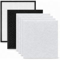 Nispira Replacement Filter Compatible with Fellowes AeraMax Pro Air Purifiers, Array Wall Stand, Pro AM3 AM4 AW1 AW2 AS1 AS2