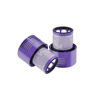 Nispira True HEPA Vacuum Filters Replacement Kit Compatible with V10 Cyclone Series, V10 Animal, V10 Absolute, V10 Total Clean, SV12, Compare to Part #969082-01