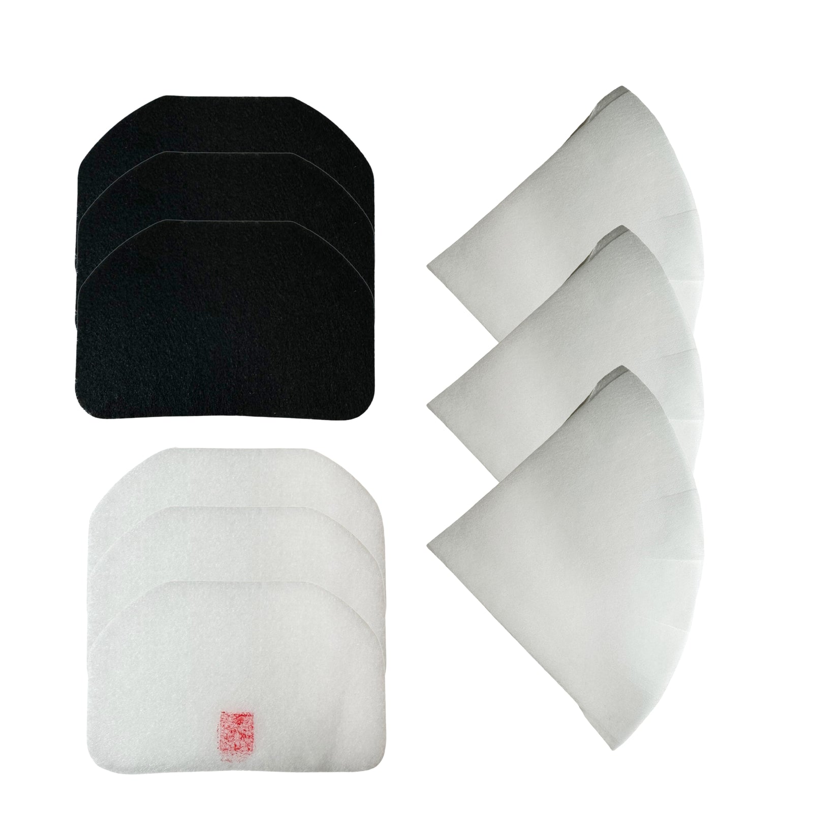 Nispira FK6 Replacement Filters Compatible with DeLonghi Deep Fryer Models D650UX D677UX D689UX