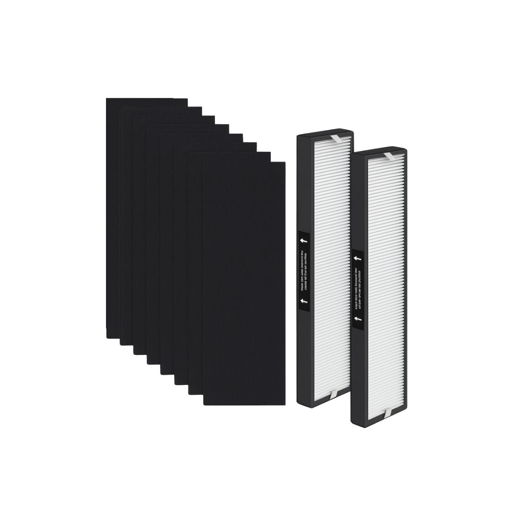 Nispira 182550 HEPA + Activated Carbon Replacement Air Filter — Compatible with Bionaire BAP536UV-U & Holmes HAP537UV/2141139 Air Purifiers