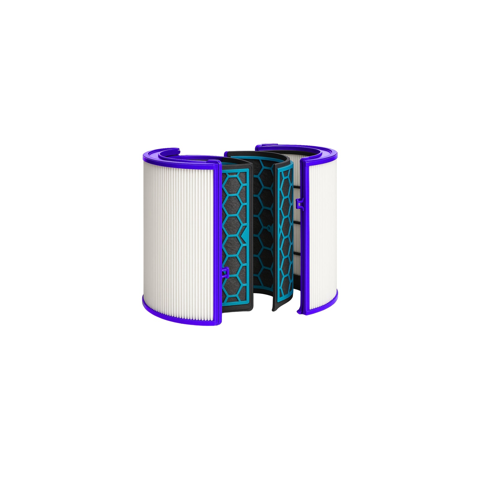Nispira 2-IN-1 Replacement Filter Compatible with Dyson Air Purifier HP04 HP06 HP07 HP09 HP10 HP4B TP4A TP7A TP04 TP06 TP07 TP09 TP10 PH01 PH02 PH03 PH04 PH3A 970341-01